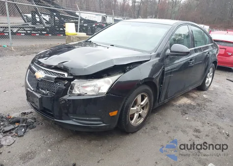 2012 Chevrolet Cruze Lt из США, поврежденный, VIN 1G1PE5SCXC7346968